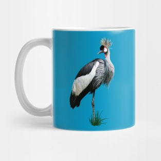 Black crowned crane Mug